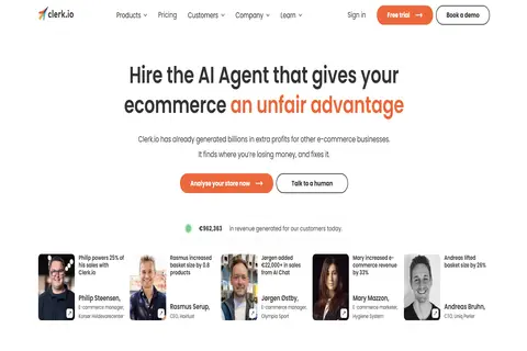 thumbnail image of Clerk.io